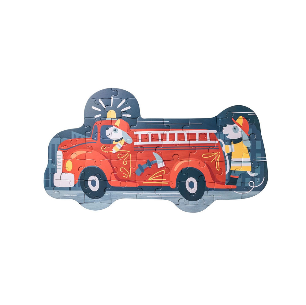 Παζλ Firetruck 42τμχ SJ124411 Stephen Joseph - 1