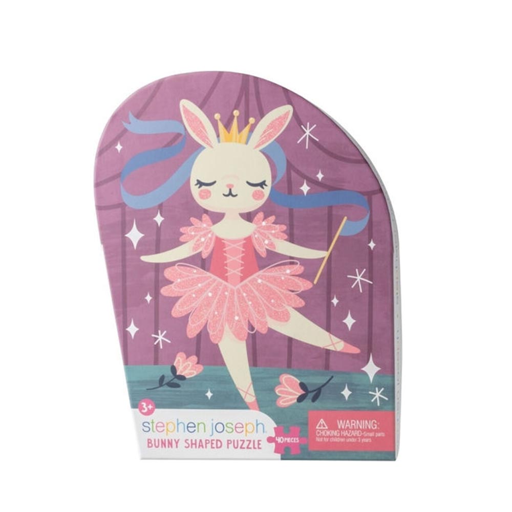 Παζλ Bunny Shaped 40τμχ SJ124415 Stephen Joseph - 1