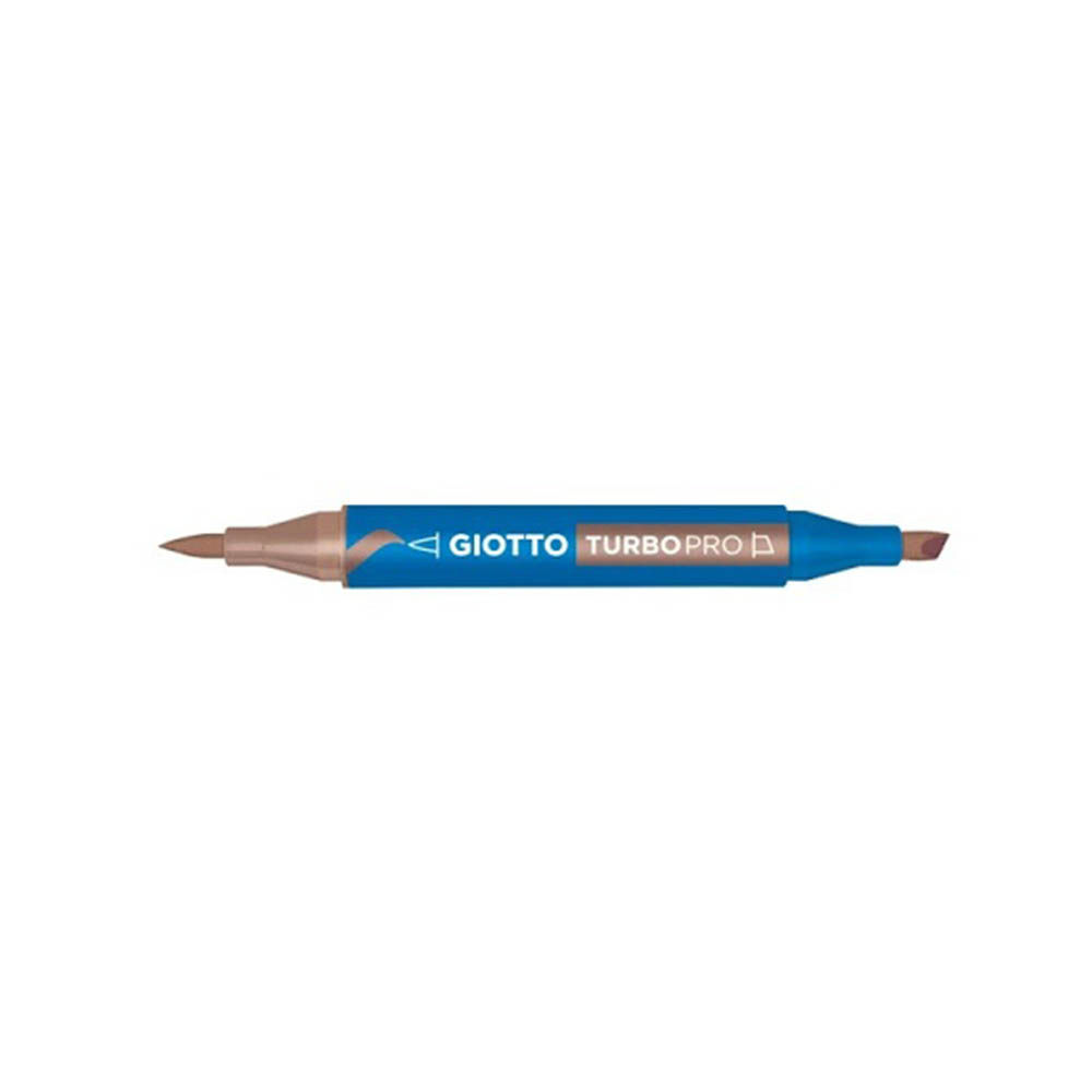 Μαρκαδόρος Με Διπλή Μύτη Water Based N.32 Brown 428032 Turbo Pro Giotto - 102693