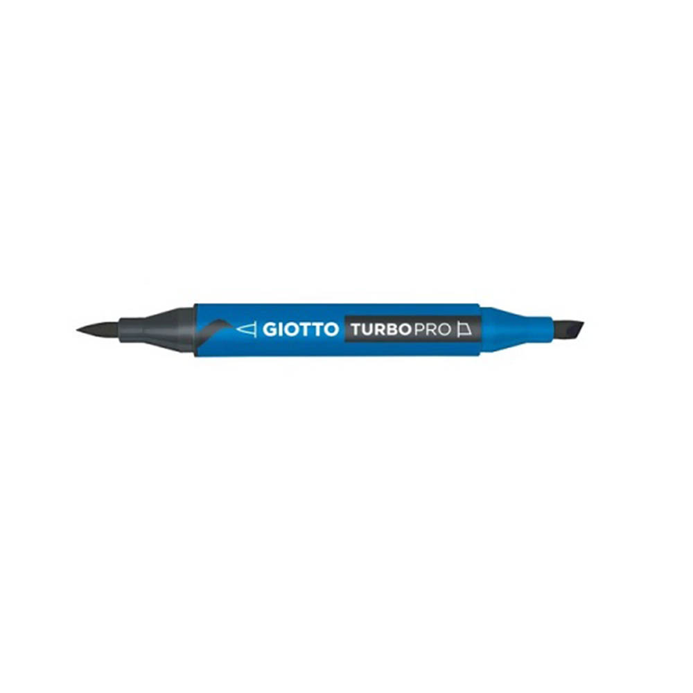 Μαρκαδόρος Με Διπλή Μύτη Water Based N.36 Μαύρο 428036 Turbo Pro Giotto - 102695