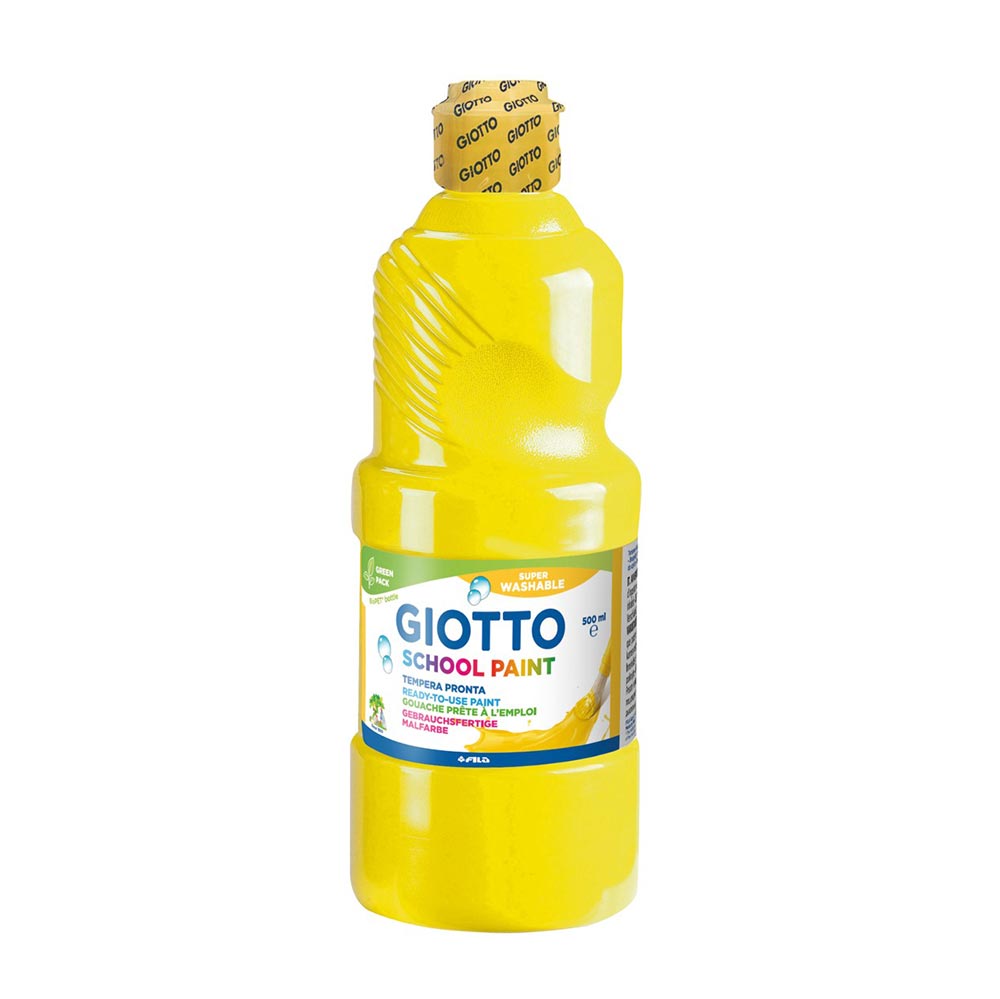 Τέμπερα Σχολική Κίτρινο 500ml 535302 Giotto - 78630