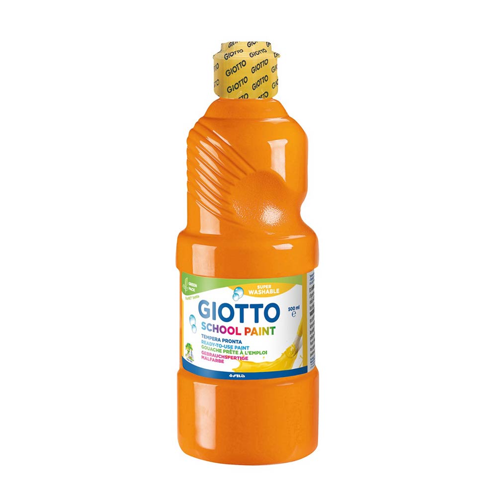 Τέμπερα Σχολική Πορτοκαλί 500ml 53530500 Giotto - 78550