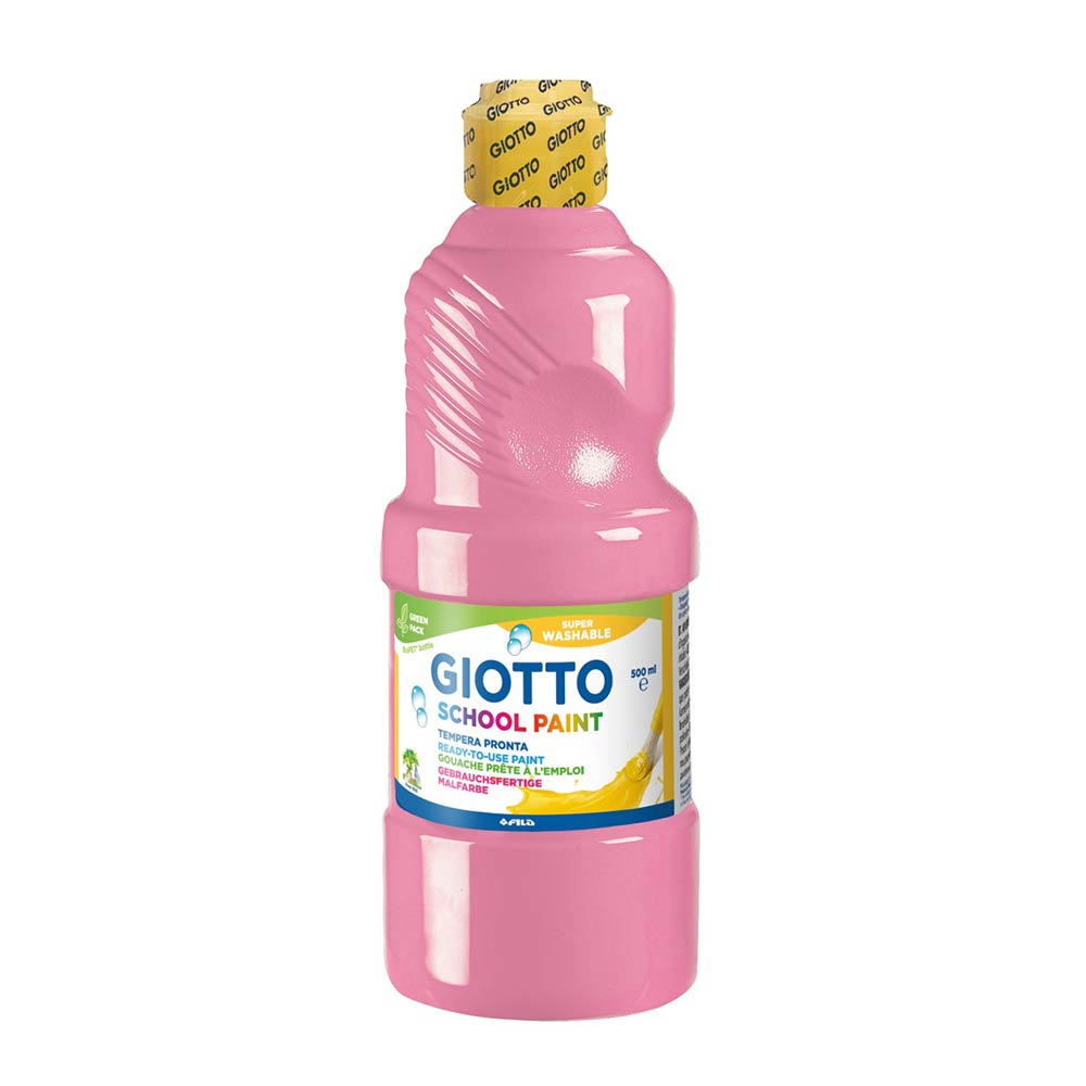 Τέμπερα Σχολική Ροζ 500ml 535306 Giotto