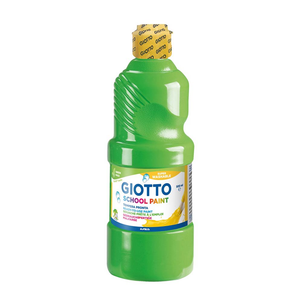 Τέμπερα Σχολική Ανοιχτό Πράσινο 500ml 535311 Giotto