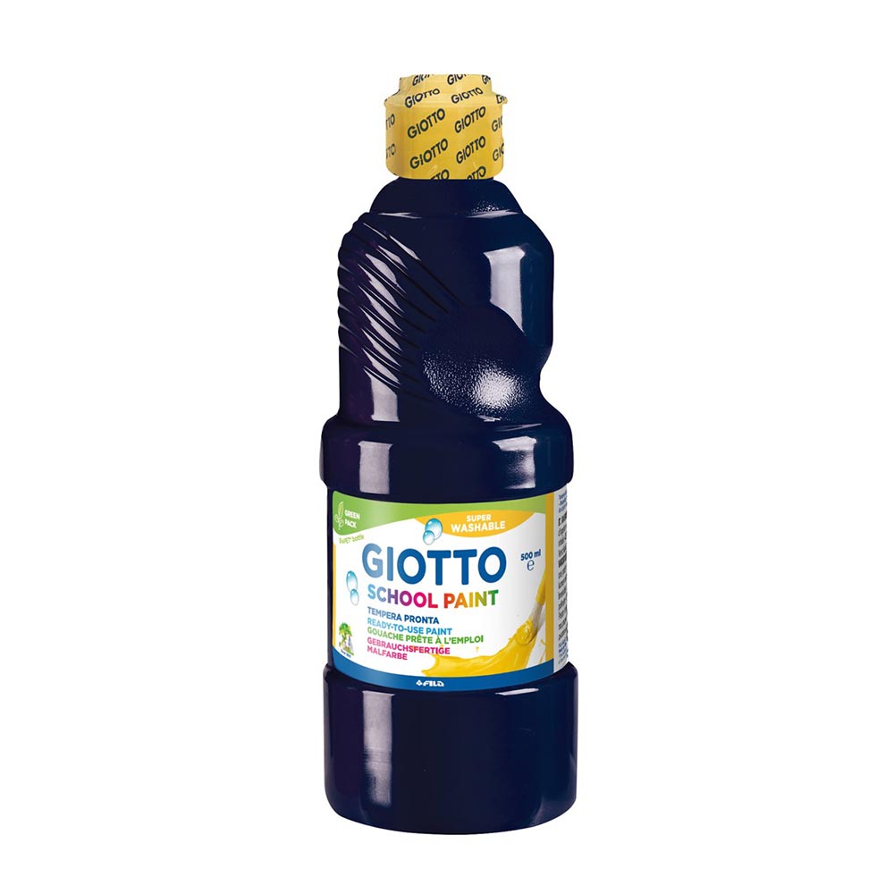 Τέμπερα Σχολική Μαύρο 500ml 535324 Giotto