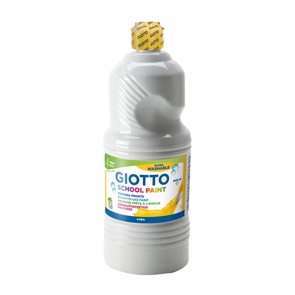 Τέμπερα Σχολική Λευκό 1000ml 535501 Giotto