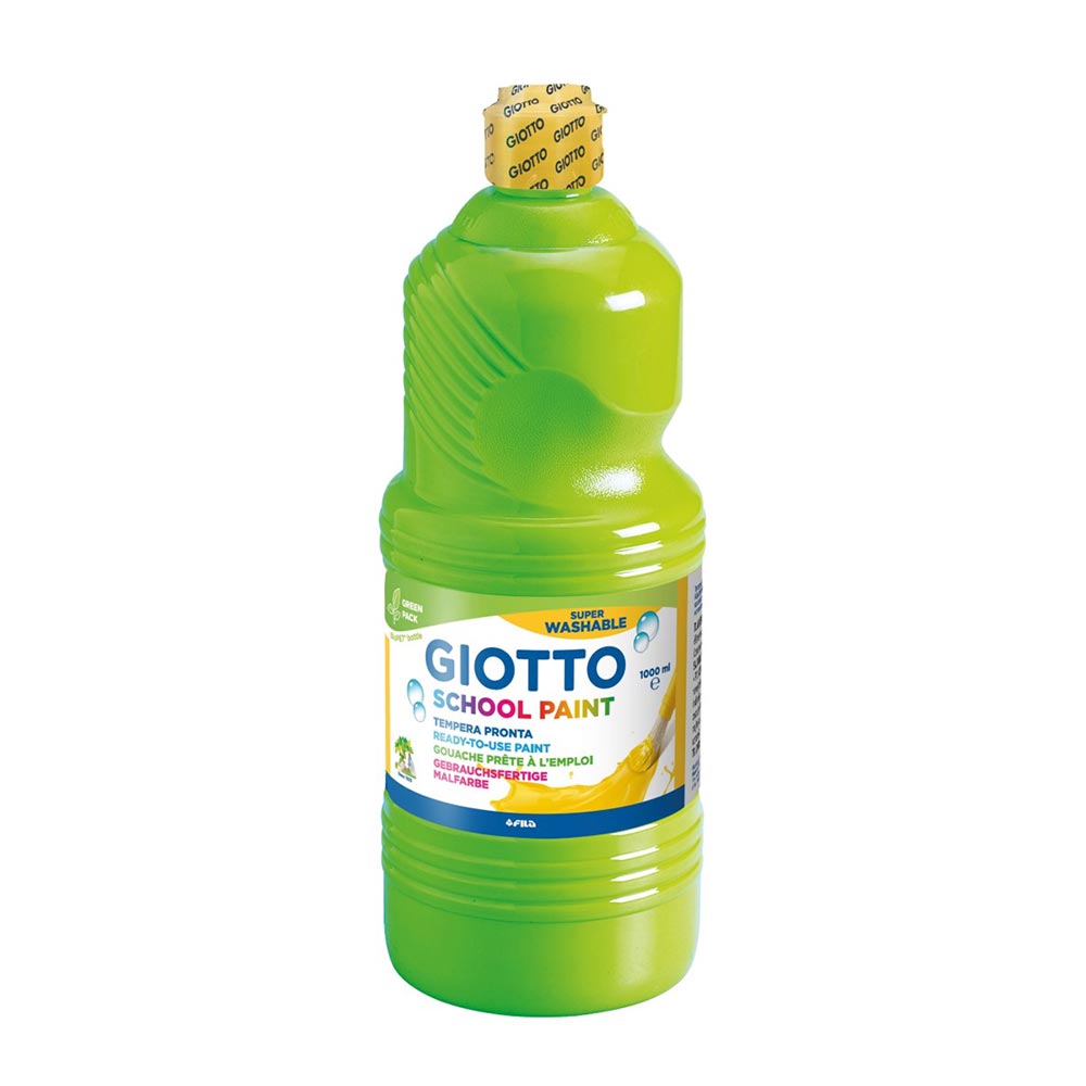 Τέμπερα Σχολική Ανοιχτό Πράσινο 1000ml 535511 Giotto