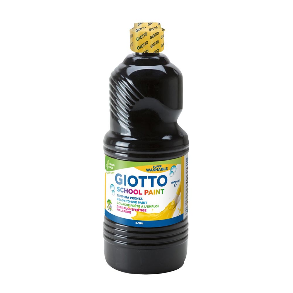 Τέμπερα Σχολική Μαύρο 1000ml 535524 Giotto