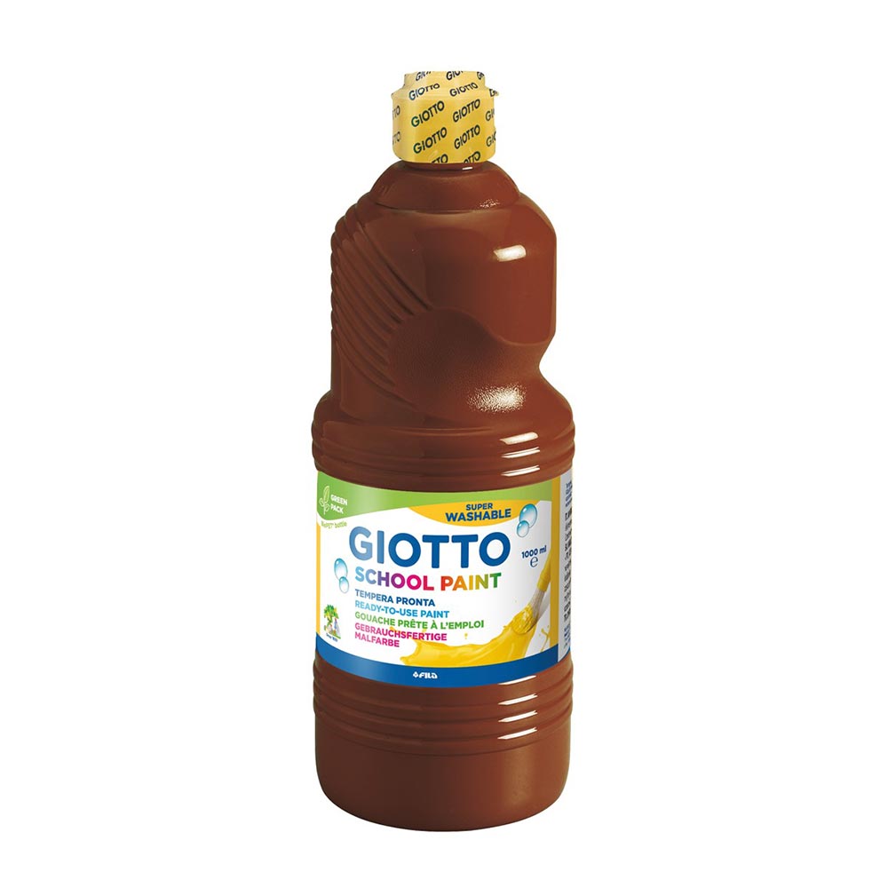 Τέμπερα Σχολική Καφέ 1000ml 535528 Giotto