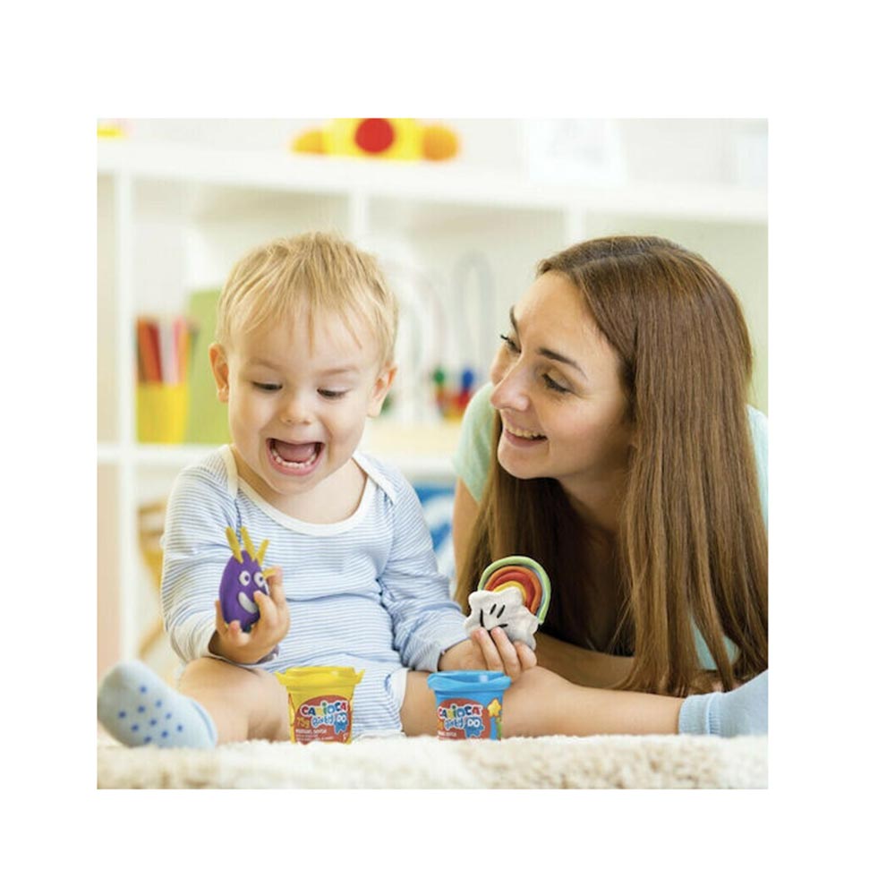 Πλαστοζυμαράκια Baby 1+ Σετ 4τμχ x 180gr 43187 Carioca - 2