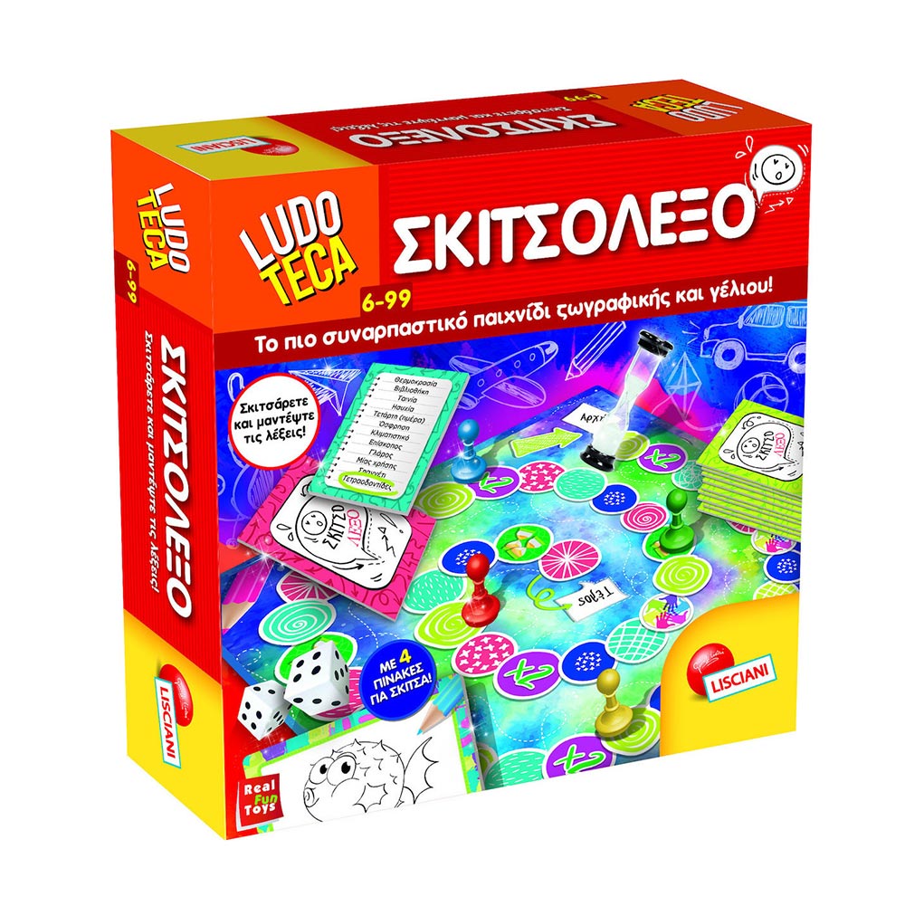 Επιτραπέζιο Παιχνίδι Σκιτσόλεξο Ludo-Teca 64076 Lisciani - 21083
