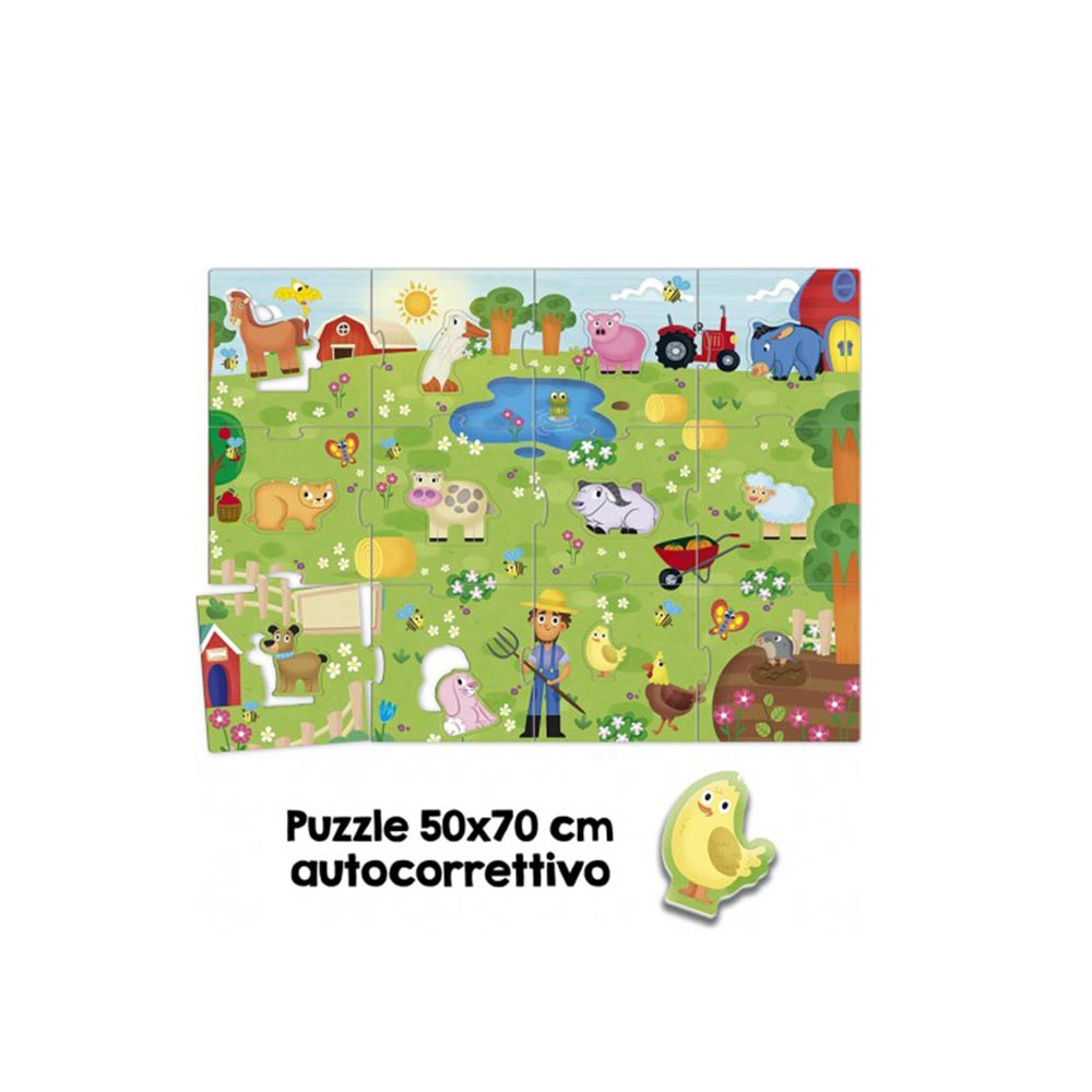 Παιδικό Puzzle My Happy Farm 12pcs 92567 Lisciani Giochi Carotina Baby - 3