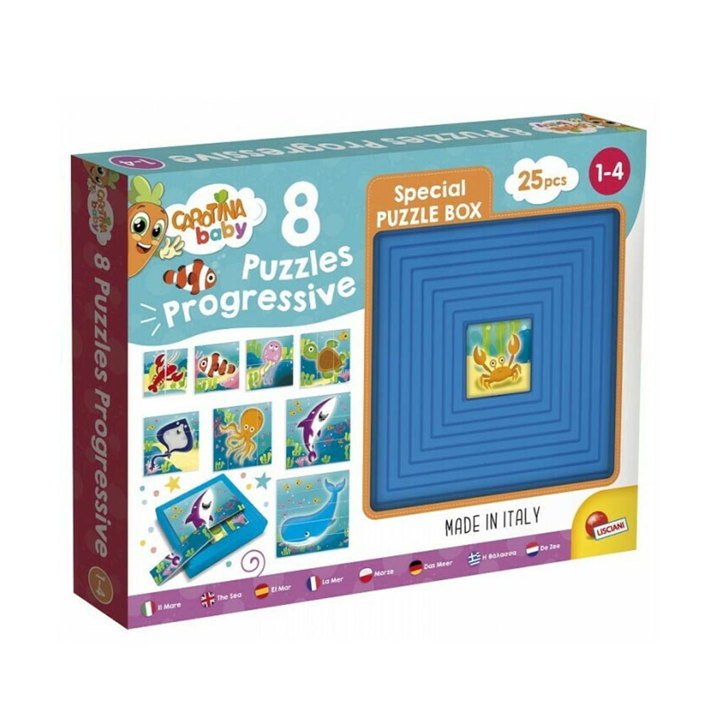 Παιδικό Puzzle Πυραμίδα - Θάλασσα 25pcs 95490 Lisciani Giochi Carotina Baby - 63251