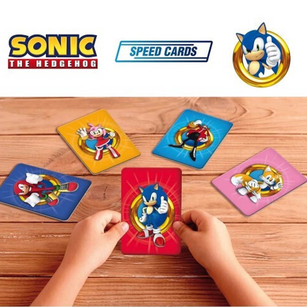 Επιτραπέζιο Παιχνίδι Sonic The Hedgehog Speed Cards 820-99269 Lisciani Giochi - 2