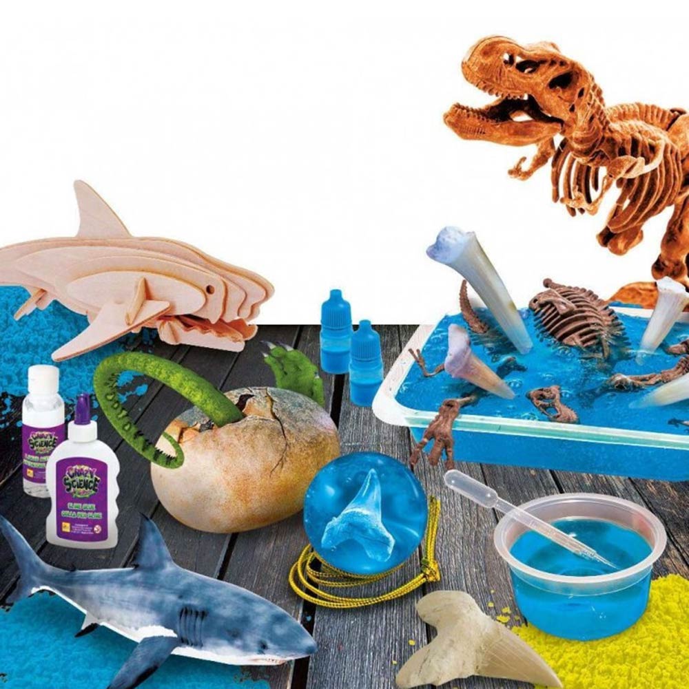 Εκπαιδευτικό Παιχνίδι Crazy Science - Καρχαρίες & Δεινόσαυροι 820-97586 Lisciani Giochi - 1