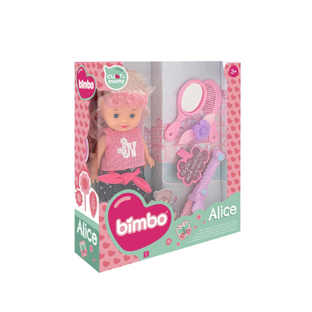 Κούκλα Με Αξεσουάρ Alice Bimbo 39833 Globo - 1