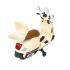 Ηλεκτροκίνητη Μηχανή Vespa Gts 12V Μπεζ 39985 Globo - 2