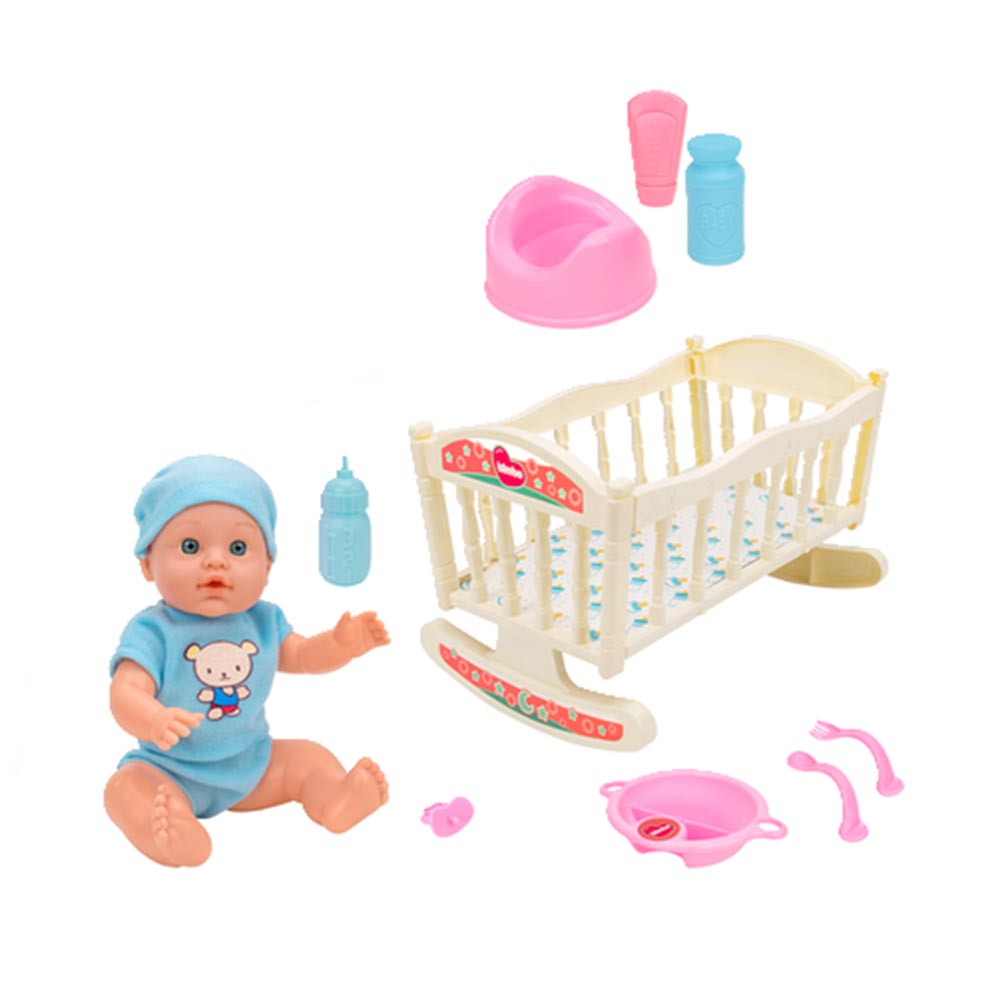 Μωρό Κούκλα Drink & Wet Με Αξεσουάρ Bimbo 40664 Globo - 1