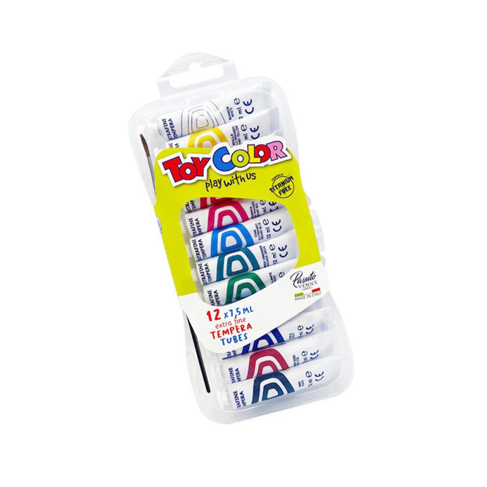 Σετ Τέμπερες Ellipse Superwashable 12τεμ Primary 7.5ml Toy Color - 124933