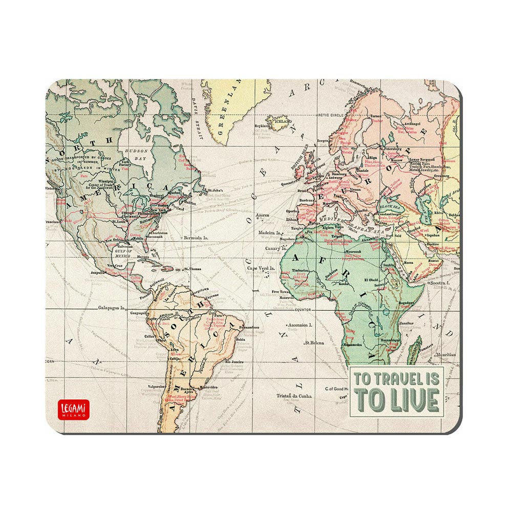 Mousepad  To Travel is to Live MOU0010 Legami - 29724