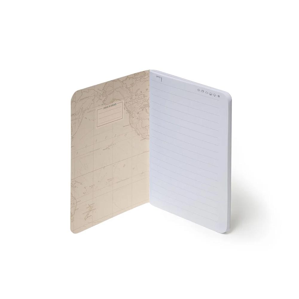 Σημειωματάριο Ριγέ Α6 80Φ Travel A6NOT0013 Legami - 1