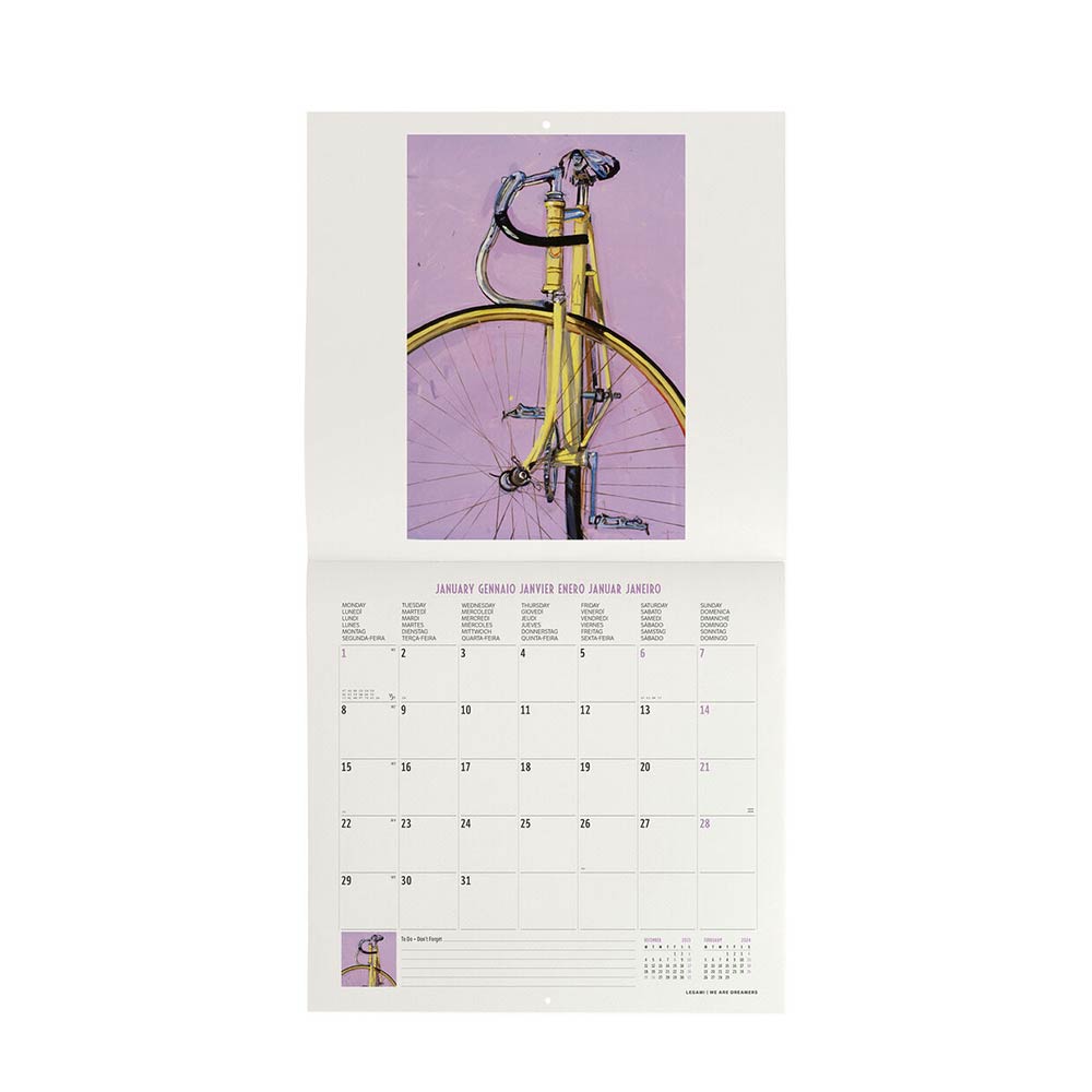 Hμερολόγιο Τοίχου 30x29 - 2024 Bike Art CAL240052 Legami - 1