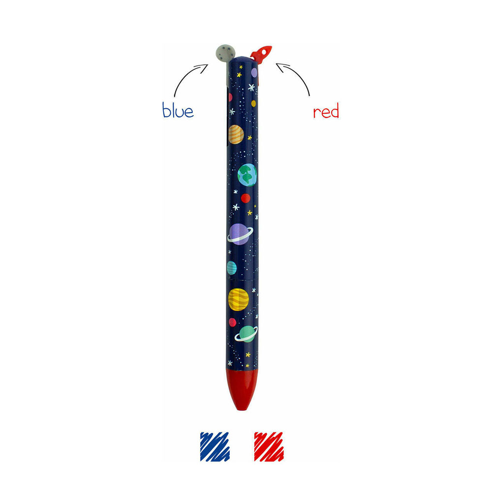 Στυλό Ballpoint με Μπλε & Κόκκινο Mελάνι Space CLICK0023 Legami - 1