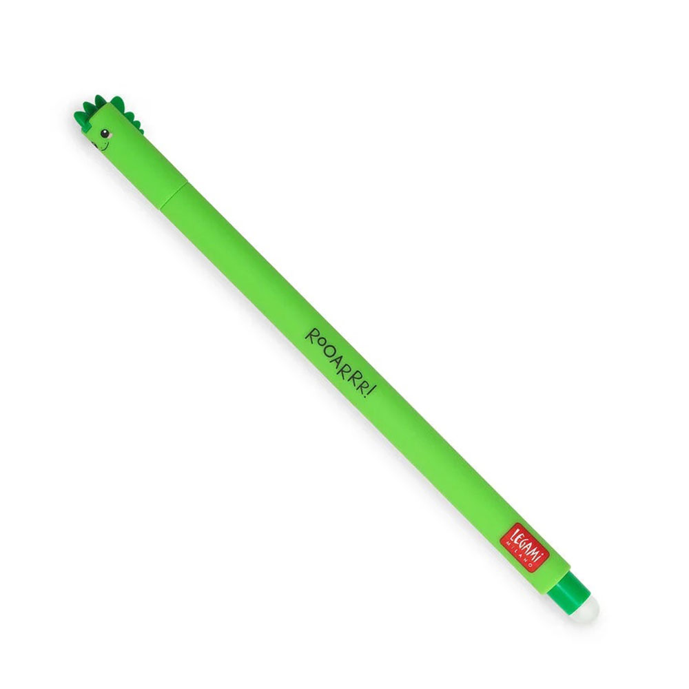 Στυλό Gel με Πράσινο Mελάνι Eraseble Dinosaure EP0007 Legami - 0