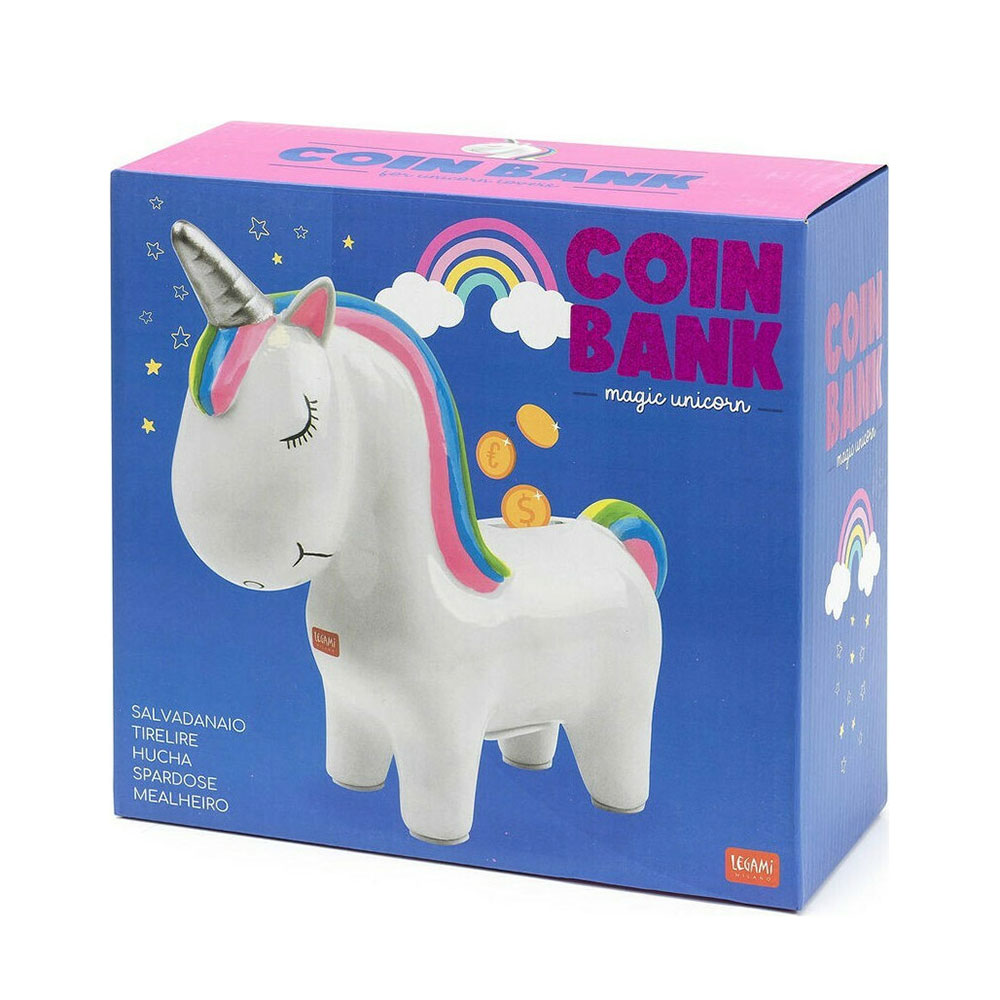 Κουμπαράς Κεραμικός Save Money - Coin Bank Unicorn SAVE0010 Legami - 3