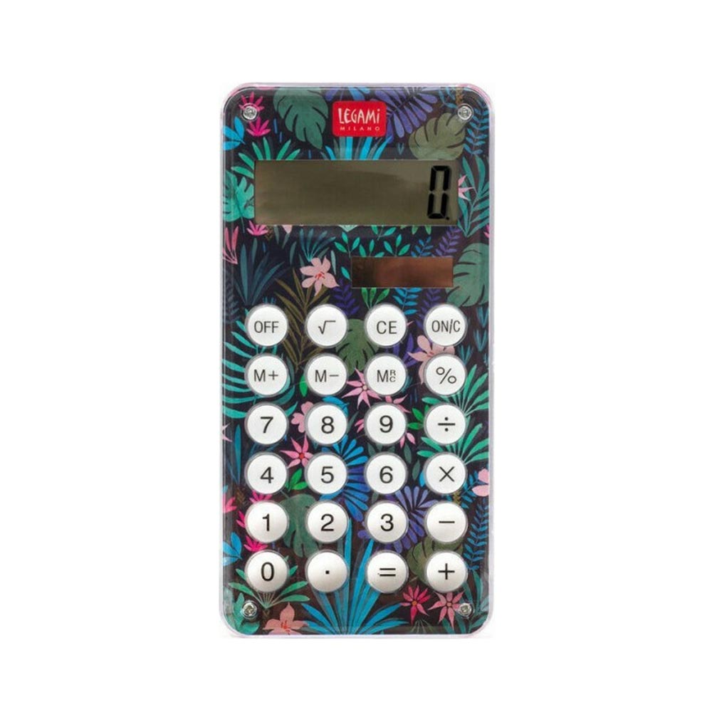Αριθμομηχανή με Παιχνίδι Λαβύρινθο στο Πίσω Μέρος Flora CA0001 Legami   - 30822