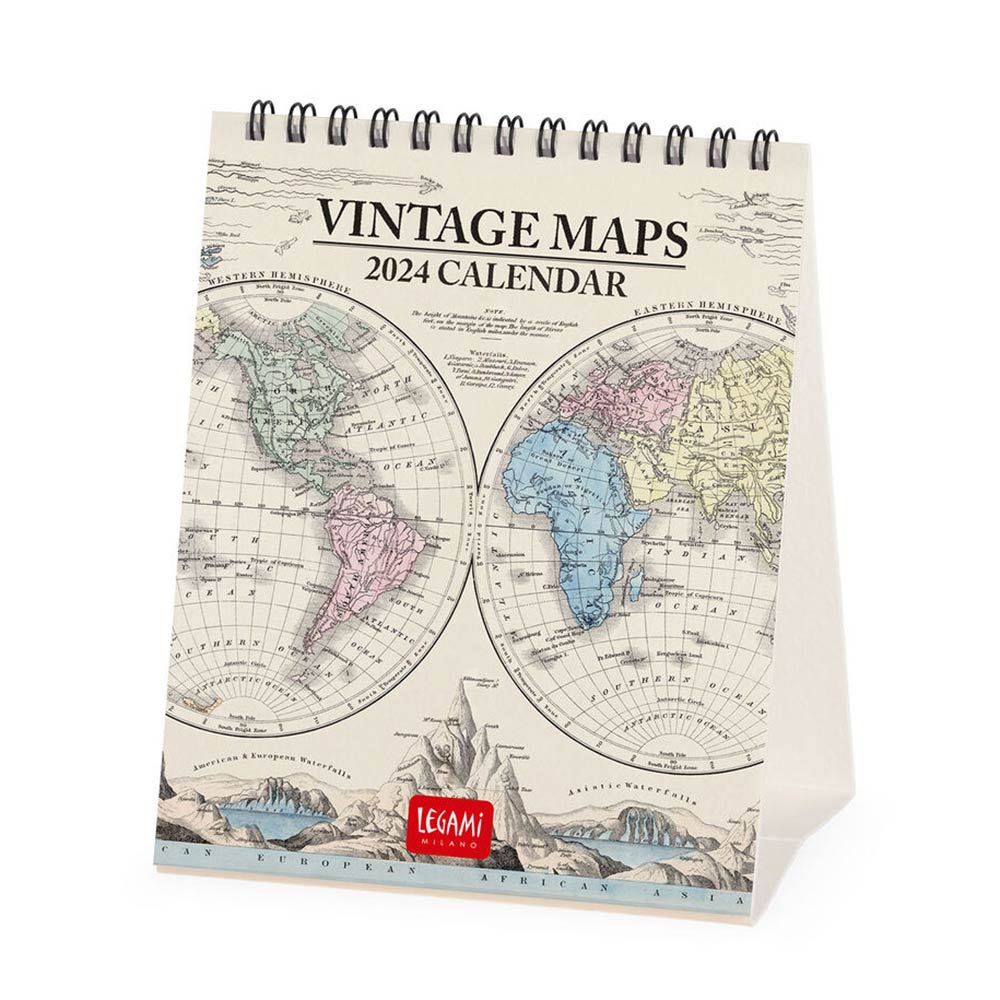 Hμερολόγιο Γραφείου 2024 Vintage Maps CAL240173 Legami - 62771
