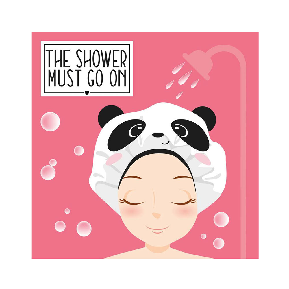 Σκουφάκι Μπάνιου Panda - The Shower Must Go On SHC0001 Legami - 0