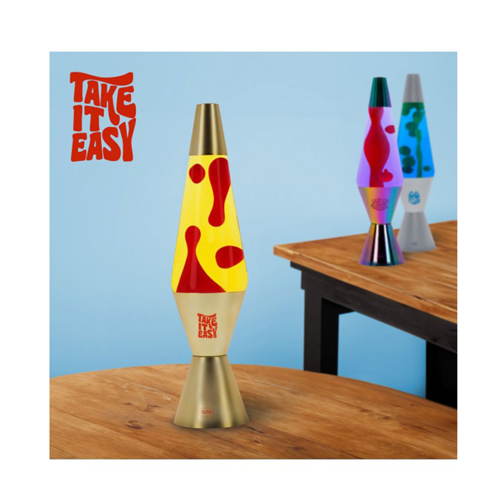 Διακοσμητικό Φωτιστικό Lava Lamp - Magmastic! Gold LAV0001 Legami - 1