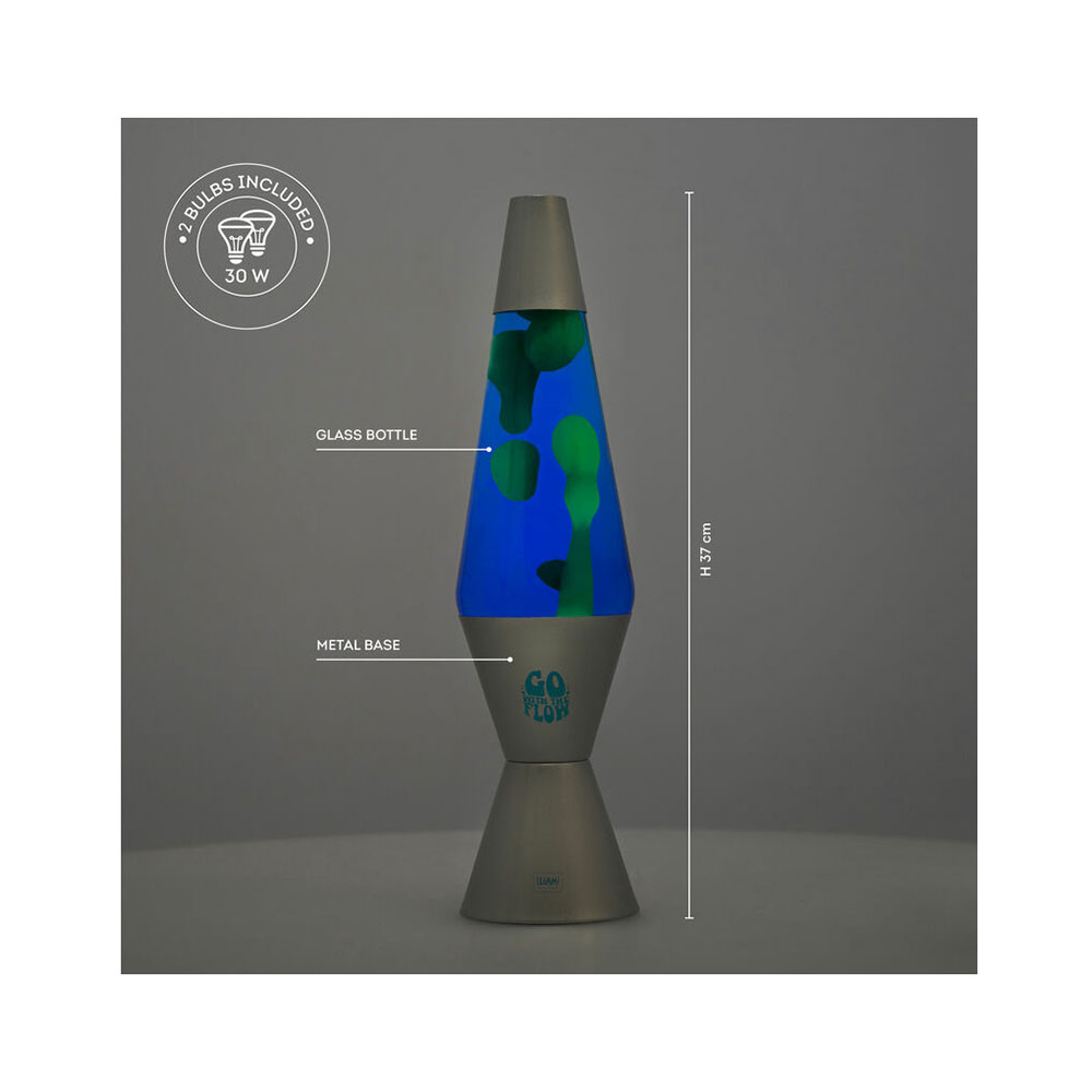 Διακοσμητικό Φωτιστικό Lava Lamp - Magmastic! Silver LAV0002 Legami - 2