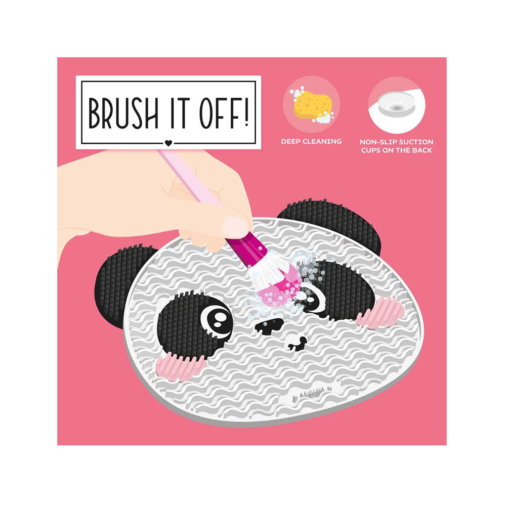 Makeup Brush Cleaning Mat - Brush it Off Panda PAD0001 Legami - 1