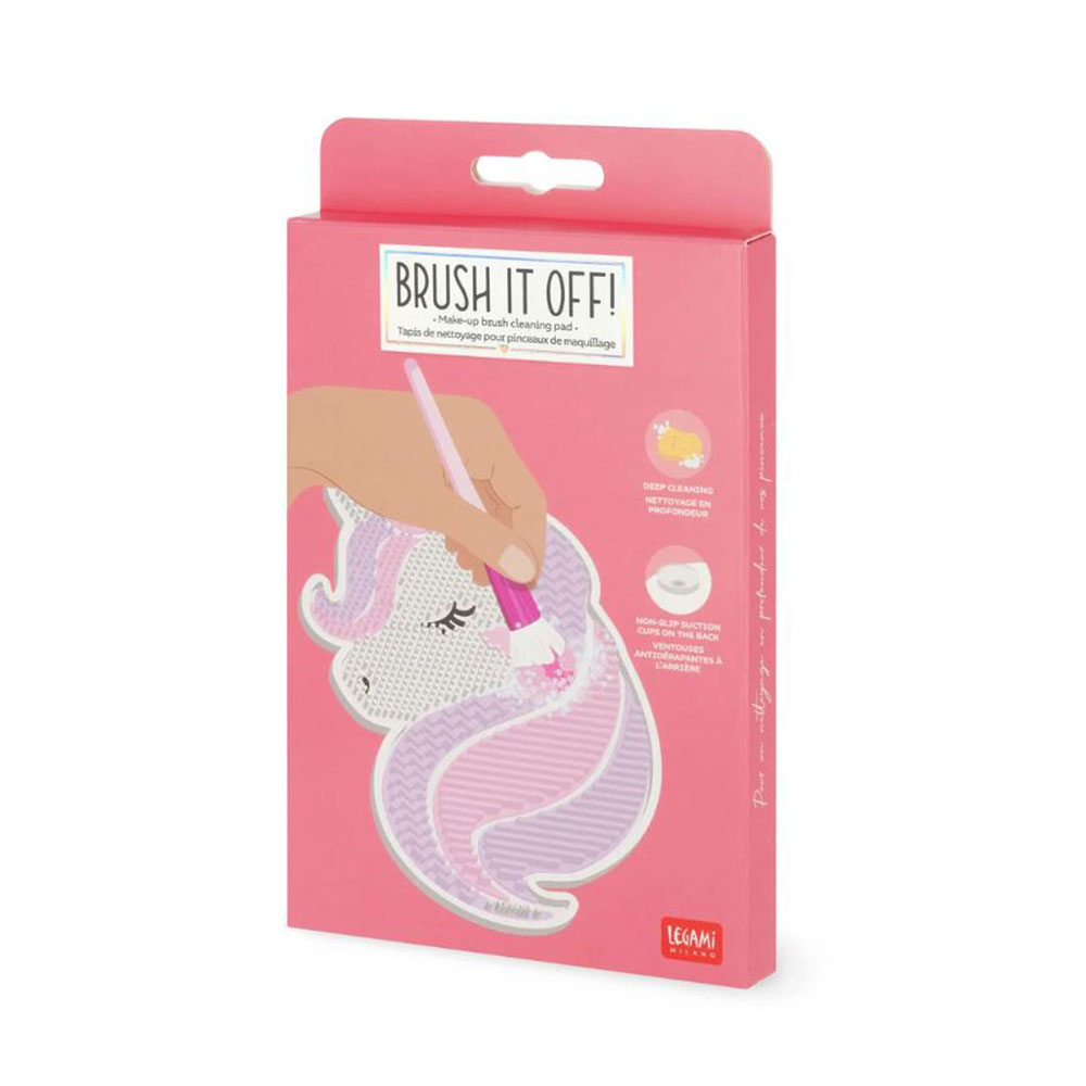 Makeup Brush Cleaning Mat - Brush it Off Unicorn PAD0002 Legami - 4