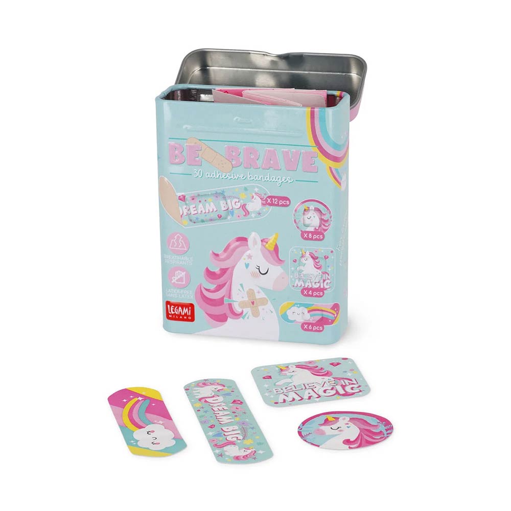 Τσιρότα Be Brave - Unicorn 30τμχ PLS0001 Legami  - 3