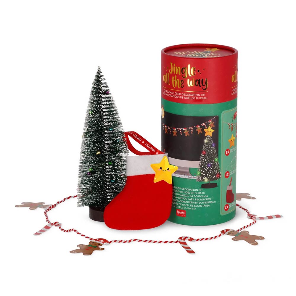 Χριστουγεννιάτικο Σετ Διακόσμησης Γραφείου Jingle All the Way CDK0001 Legami - 0