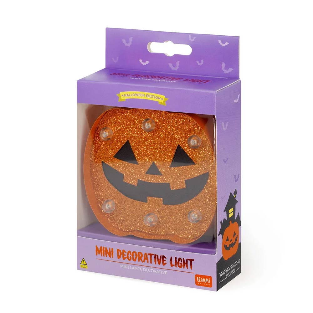 Διακοσμητικό Mini Φωτάκι Halloween - Κολοκύθα LELI0047 Legami - 2