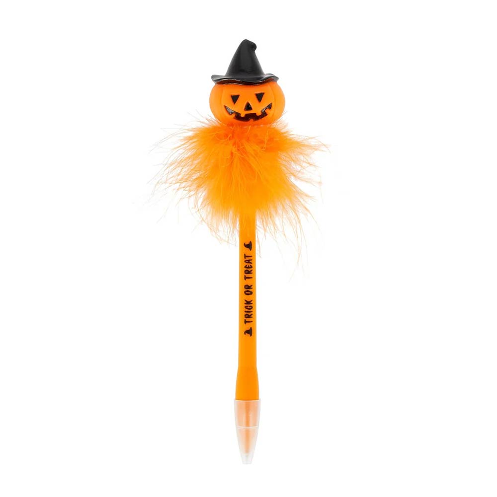 Στυλό Ballpoint Halloween Με Μαύρο Mελάνι και Φως - Κολοκύθα PP0001 Legami - 0