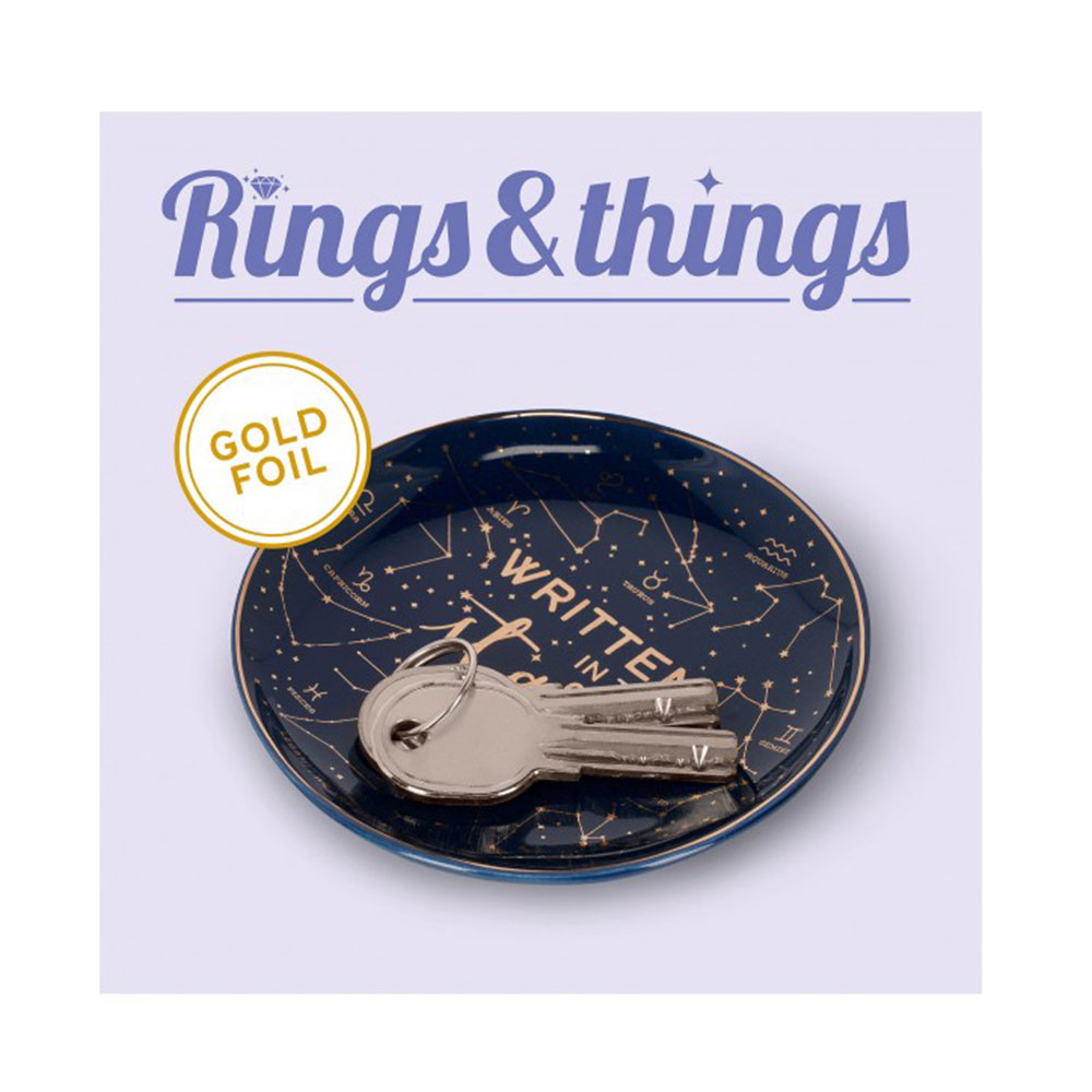 Ceramic Plate - Rings & Things - Stars CPL0001 Legami - 3