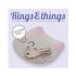 Ceramic Plate - Rings & Things - Kitty CPL0002 Legami - 1
