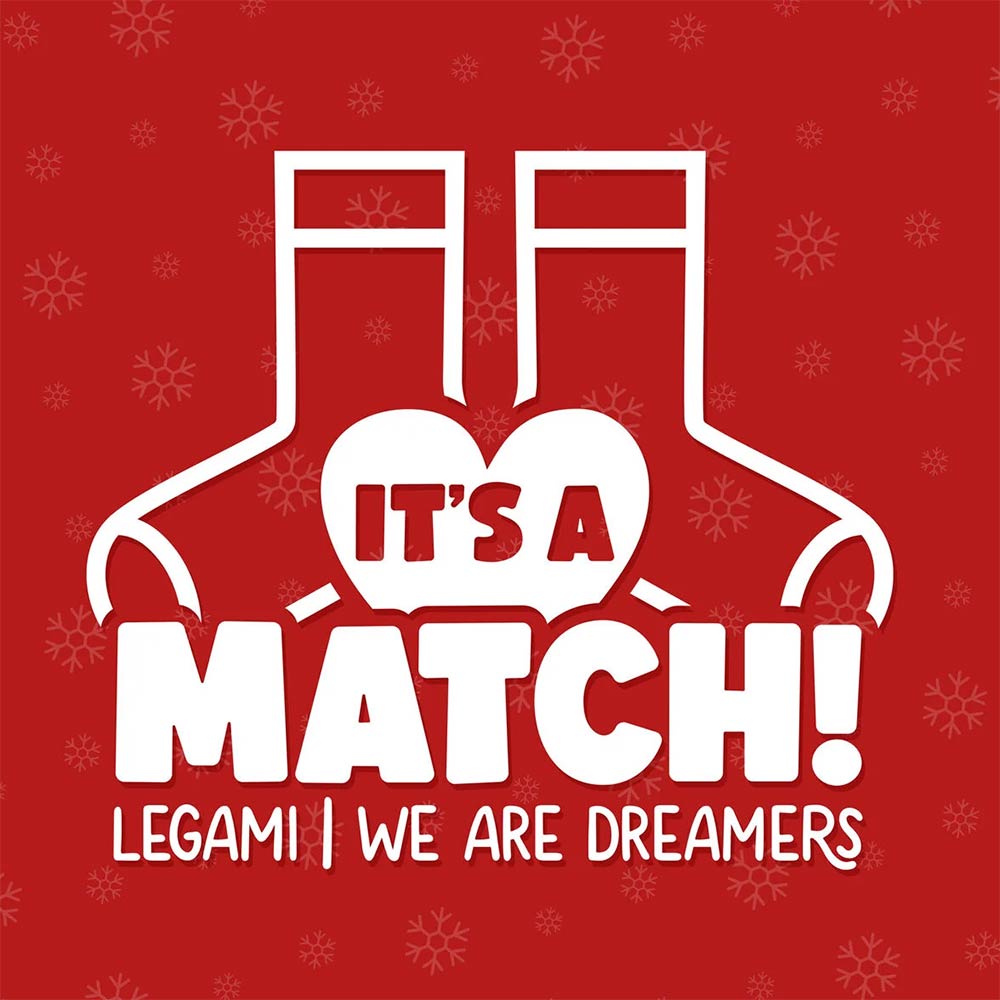 Κάλτσες Χριστουγεννιάτικες It's a Match Sock - Gingerbread Legami - 4
