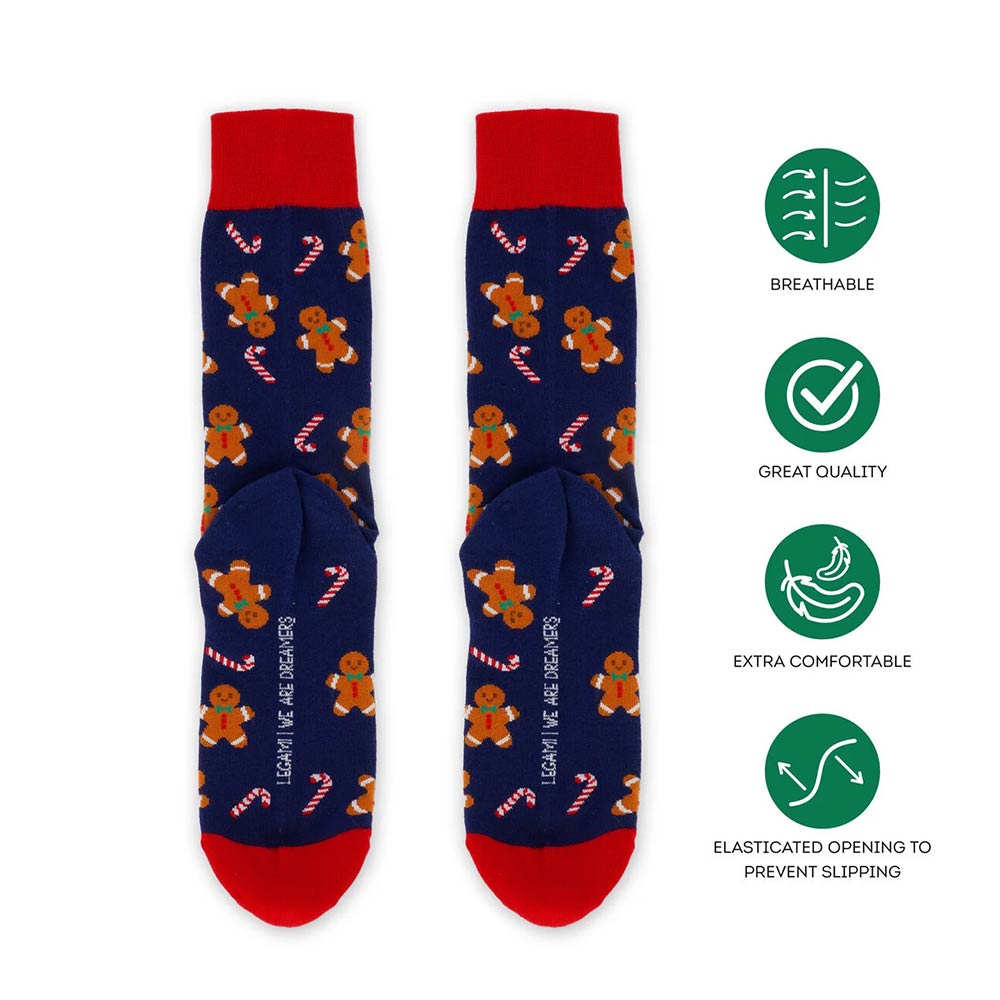 Κάλτσες Χριστουγεννιάτικες It's a Match Sock - Gingerbread Legami - 2