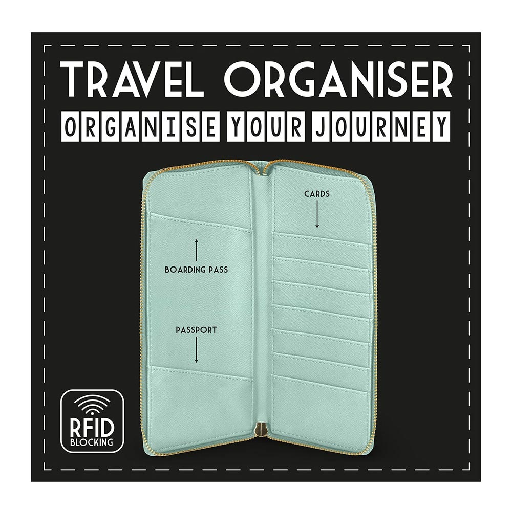 Θήκη Οργάνωσης Travel Organizer Rfid Blocking - Flowers TO0036 Legami  - 1