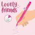 Στυλό Gel Με Ροζ Mελάνι Lovely Friends Unicorn CPP0006 Legami - 1