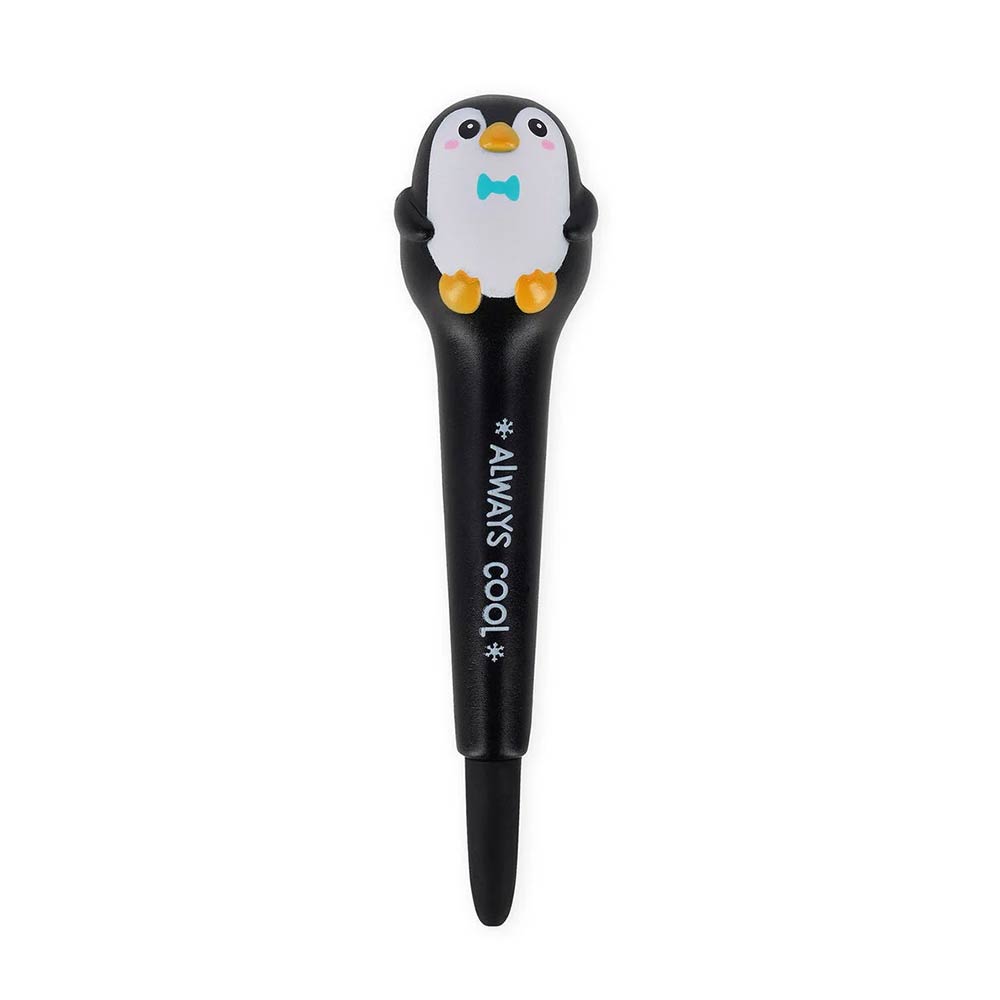 Στυλό Gel Squeezies Penguin με Μαύρο Μελάνι SQP0004 Legami - 81021