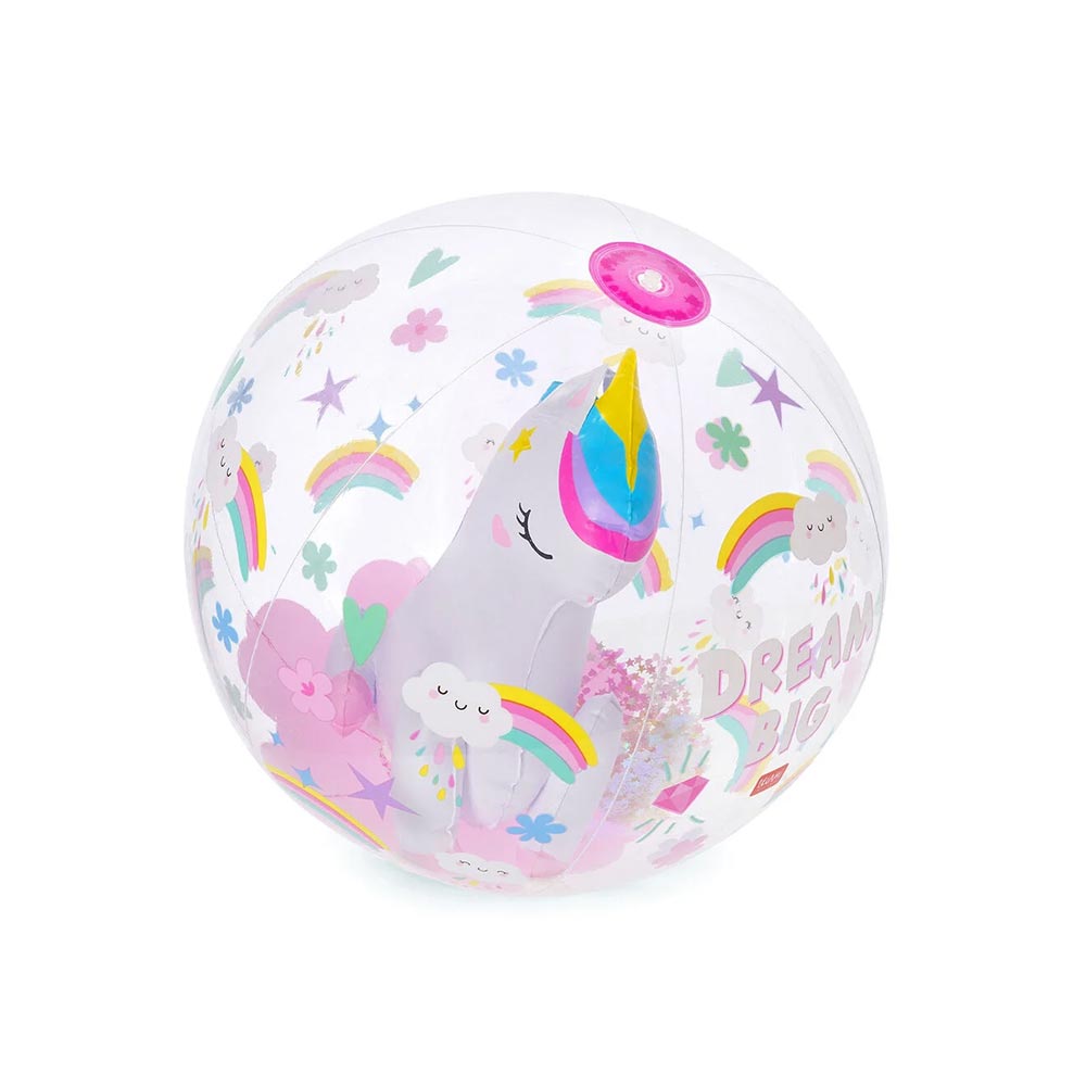 Φουσκωτή Μπάλα Θαλάσσης Unicorn BBS0003 Legami - 99100