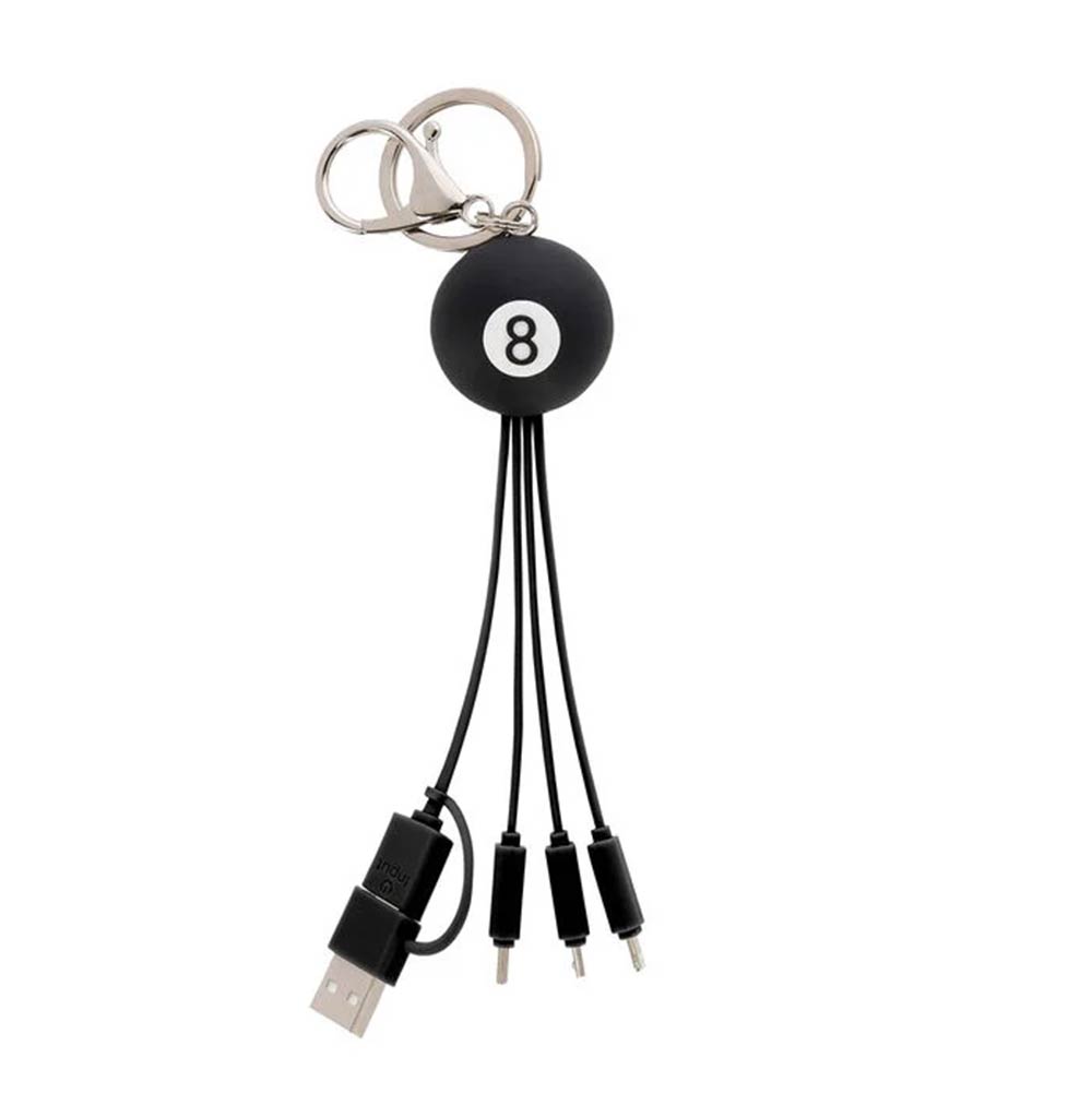 Καλώδιο - Μπρελόκ Πολλαπλής Φόρτισης 6 in 1 Keychain 8 Ball UCC0012 Legami - 90209