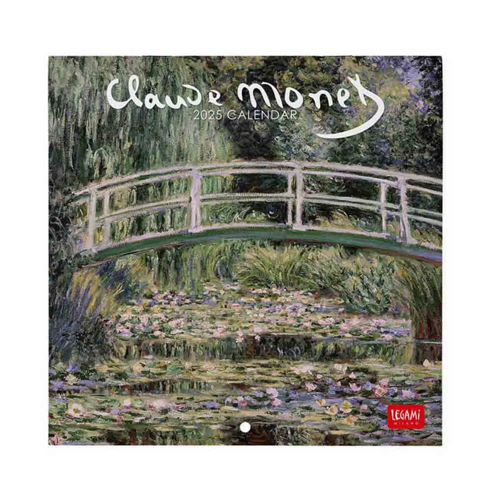 Ημερολόγιο Μηνιαίο Επιτοίχιο 2025 Claude Monet 18x18cm CAL250119 Legami - 87120